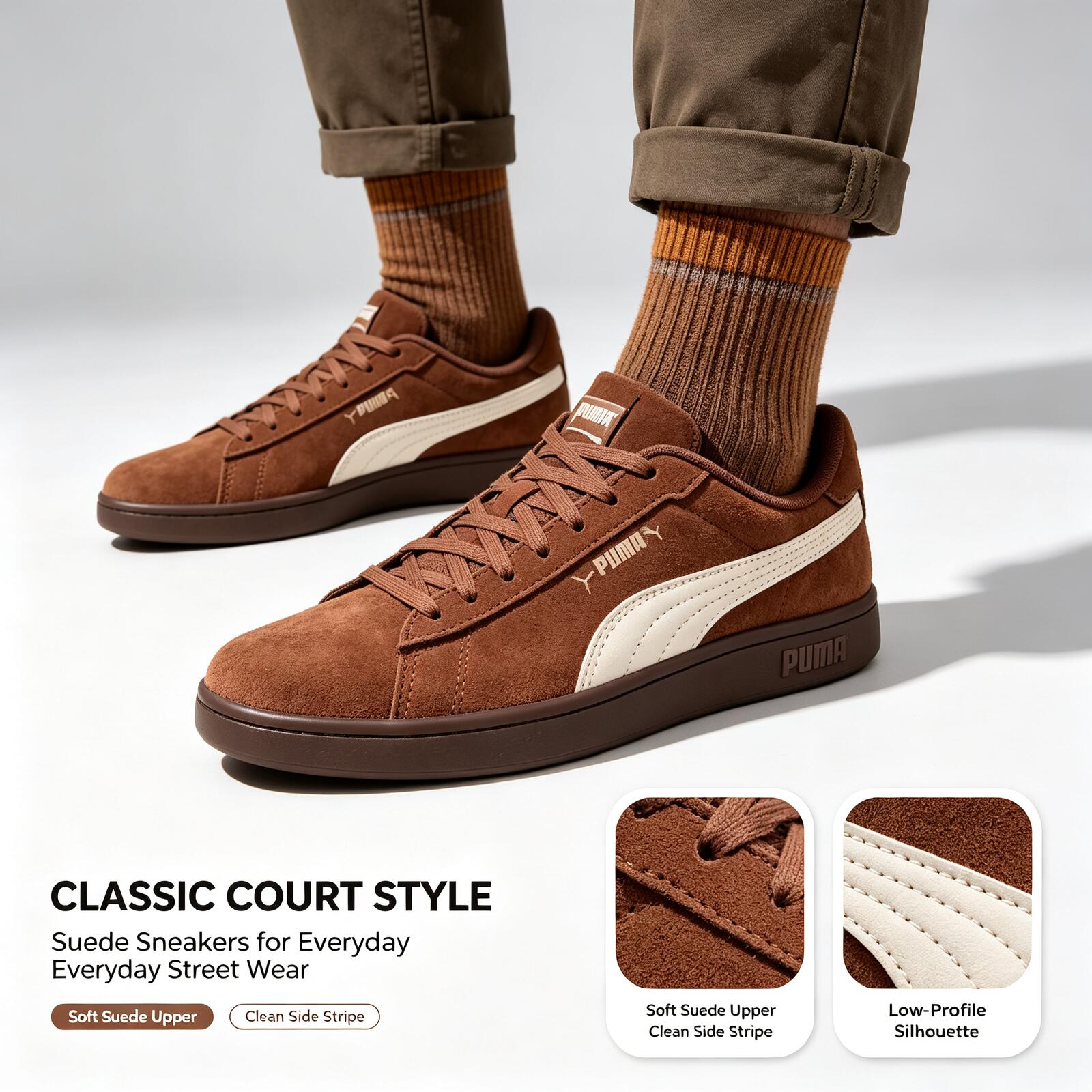 Puma Shoes Suede Classic - حذاء رياضي كلاسيكي جديد من PUMA