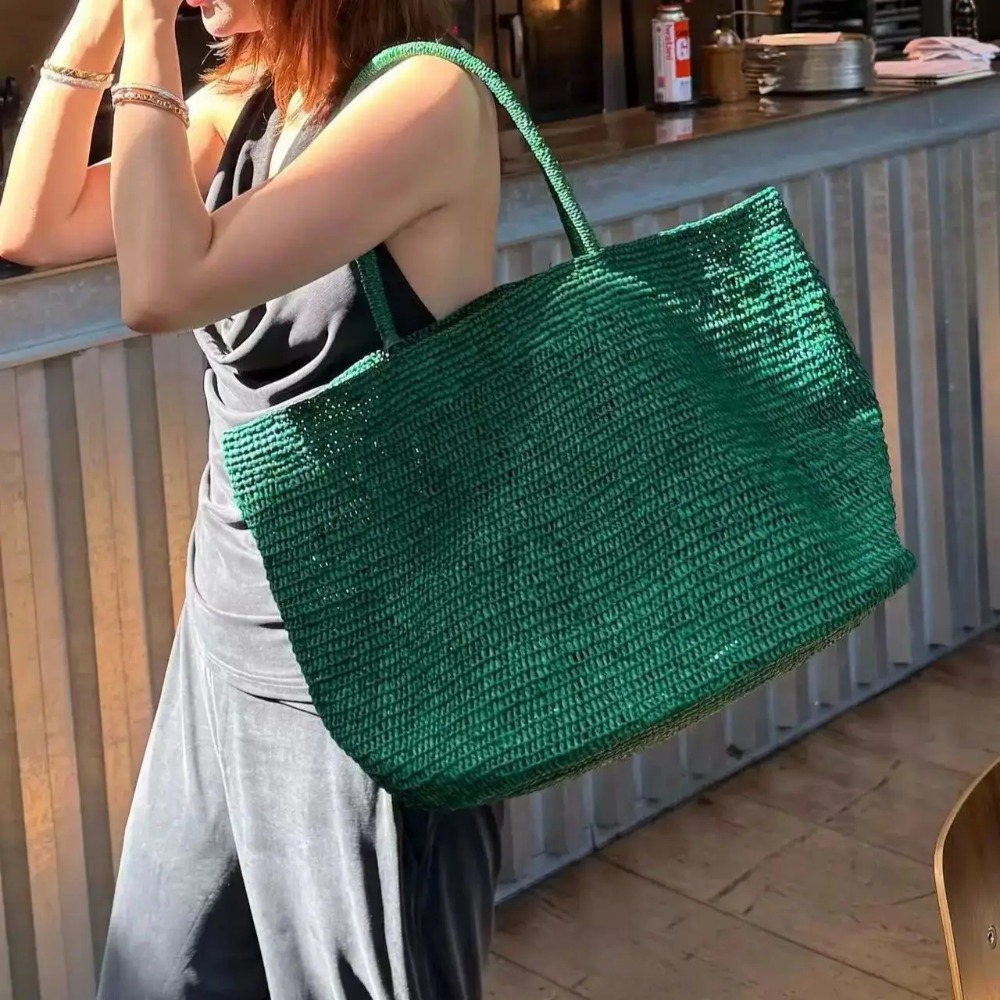 Luxury Bags Of 2026 - حقيبة يد نسائية كبيرة منسوجة يدويًا