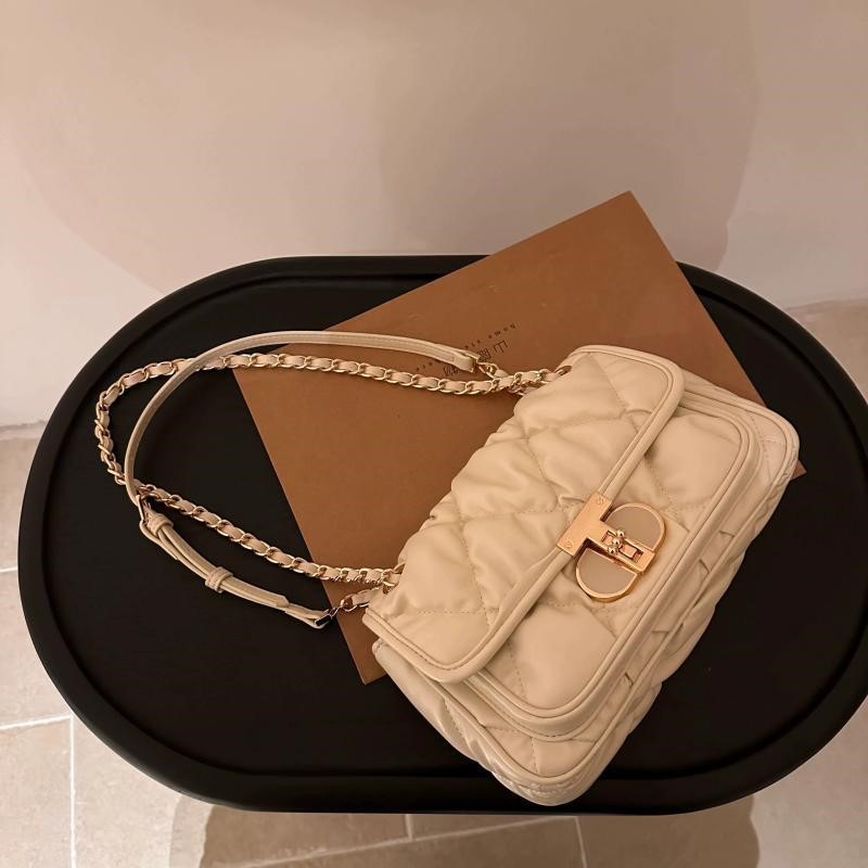 أنيقة مطوي حقيبة يد بسلاسل الم - مراجعة Luxury Bags Quiet وسعره