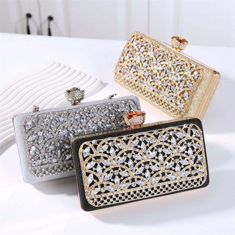 حقيبة سهرة فاخرة بإطار معدني م - مراجعة Luxury Bags In Dubai وسعره