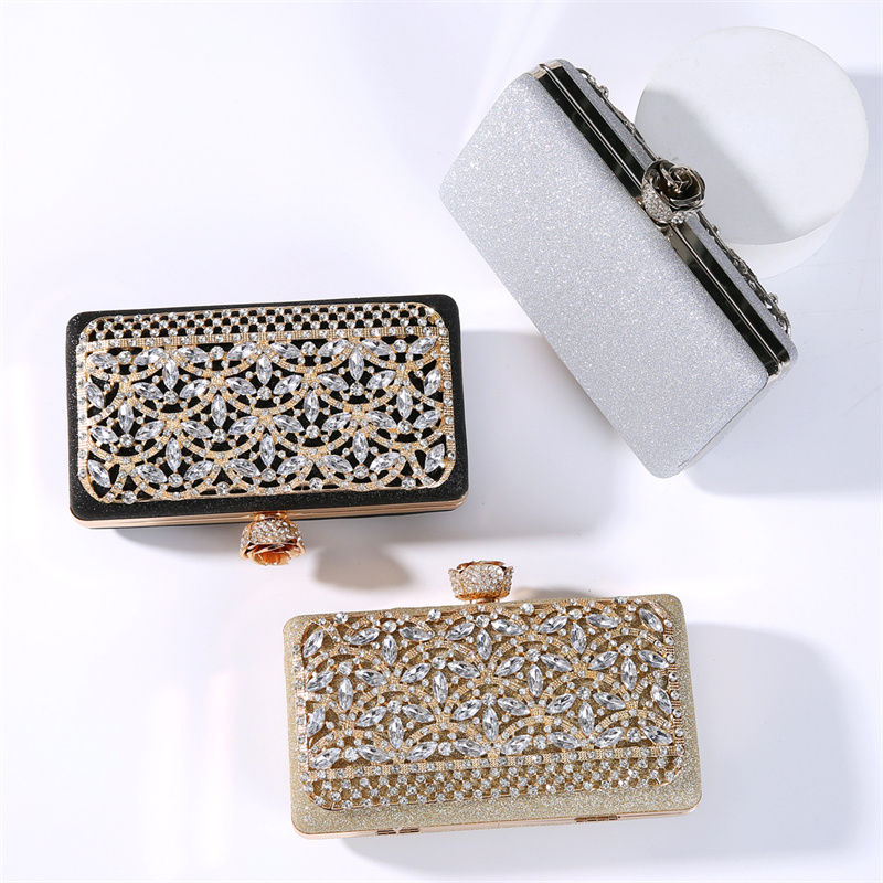 حقيبة سهرة فاخرة بإطار معدني م - مراجعة Luxury Bags In Dubai وسعره