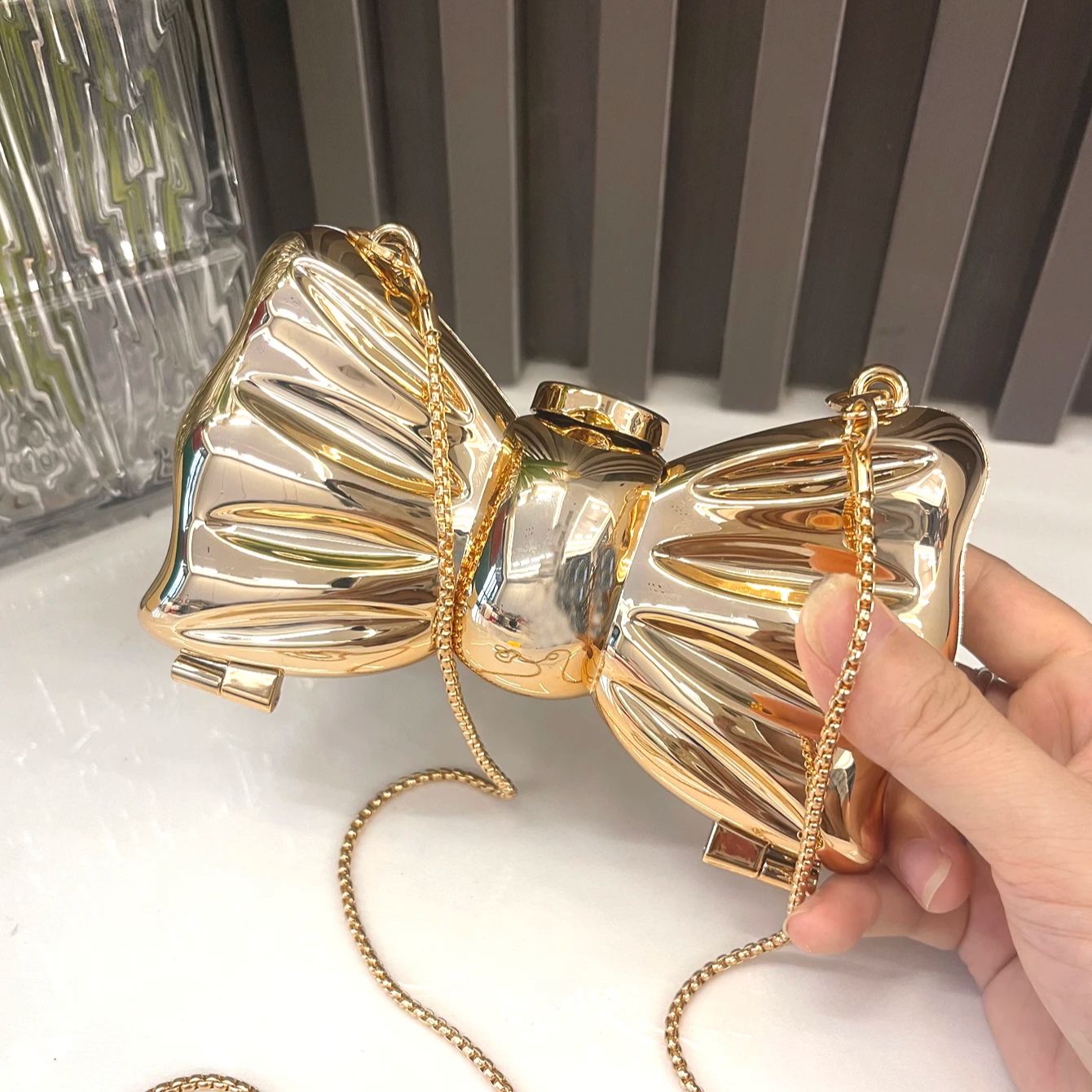 المحافظ الذهبية مساء حقيبة الم - مراجعة Luxury Bags Brands وسعره