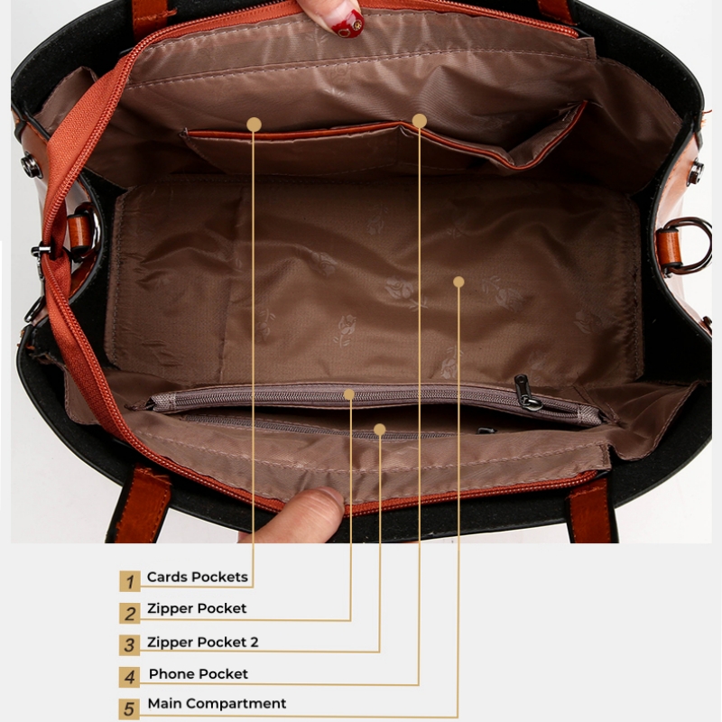 حقائب نسائية ذات مقبض علوي ، ل - مراجعة Xl Luxury Bags وسعره